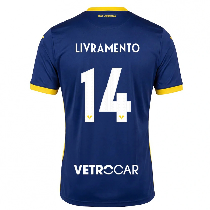 Danxen Kinder Dailon Livramento #14 Königsblau Gelb Weiß Heimtrikot Trikot 2026/27 T-Shirt