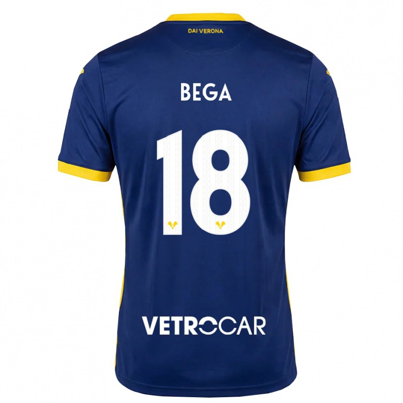Danxen Kinder Leorat Bega #18 Königsblau Gelb Weiß Heimtrikot Trikot 2026/27 T-Shirt