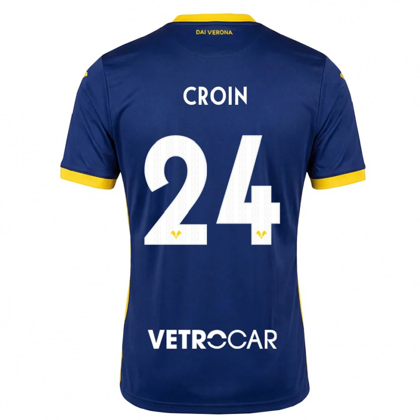 Danxen Kinder Nicole Croin #24 Königsblau Gelb Weiß Heimtrikot Trikot 2026/27 T-Shirt