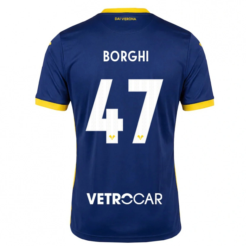 Danxen Kinder Arthur Borghi #47 Königsblau Gelb Weiß Heimtrikot Trikot 2026/27 T-Shirt