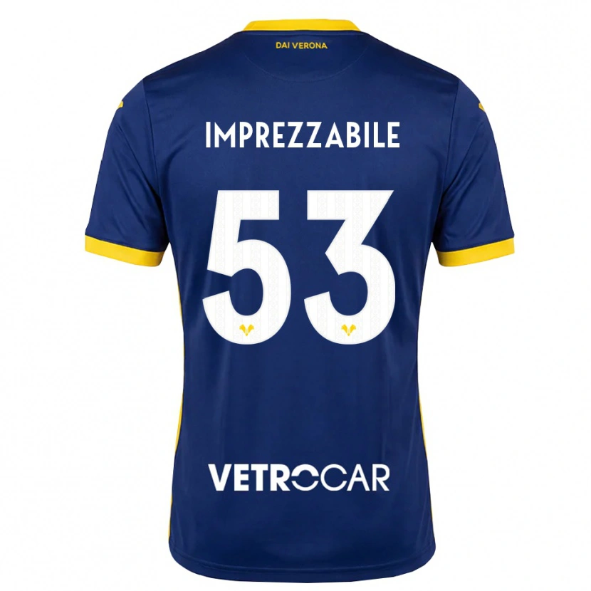 Danxen Kinder Francesca Imprezzabile #53 Königsblau Gelb Weiß Heimtrikot Trikot 2026/27 T-Shirt