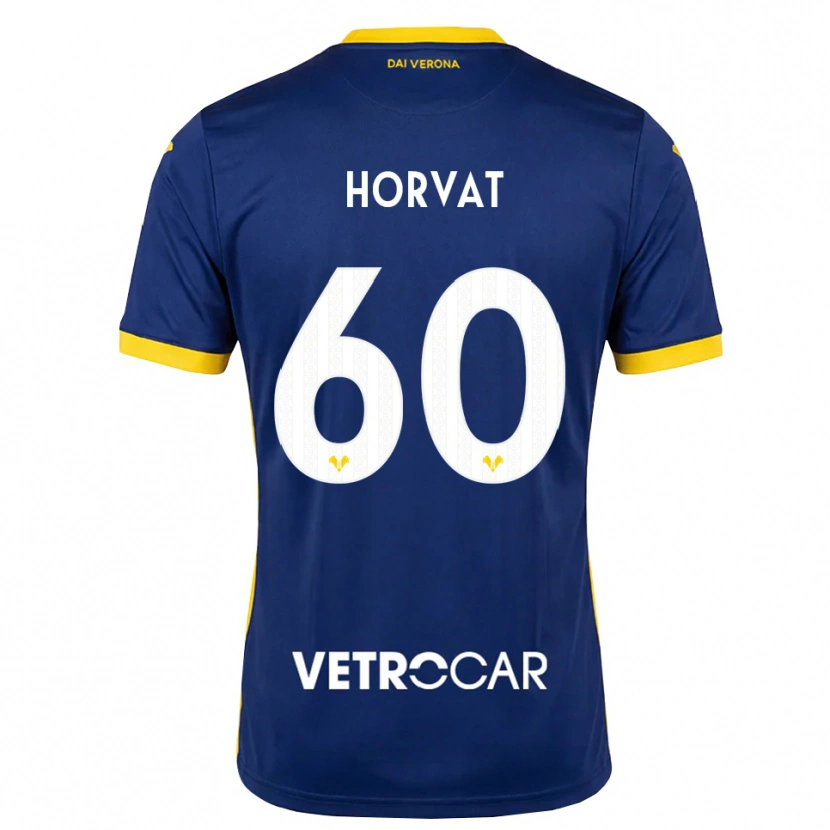 Danxen Kinder Mihaela Horvat #60 Königsblau Gelb Weiß Heimtrikot Trikot 2026/27 T-Shirt