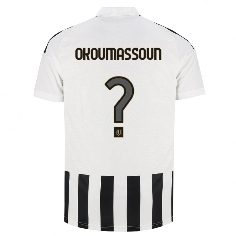 Danxen Kinder Ismaele Okoumassoun #0 Schwarz Weiß Braun Heimtrikot Trikot 2026/27 T-Shirt