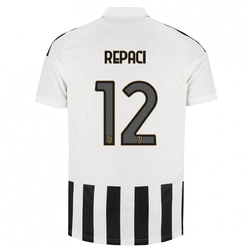 Danxen Kinder Tommaso Repaci #12 Schwarz Weiß Braun Heimtrikot Trikot 2026/27 T-Shirt