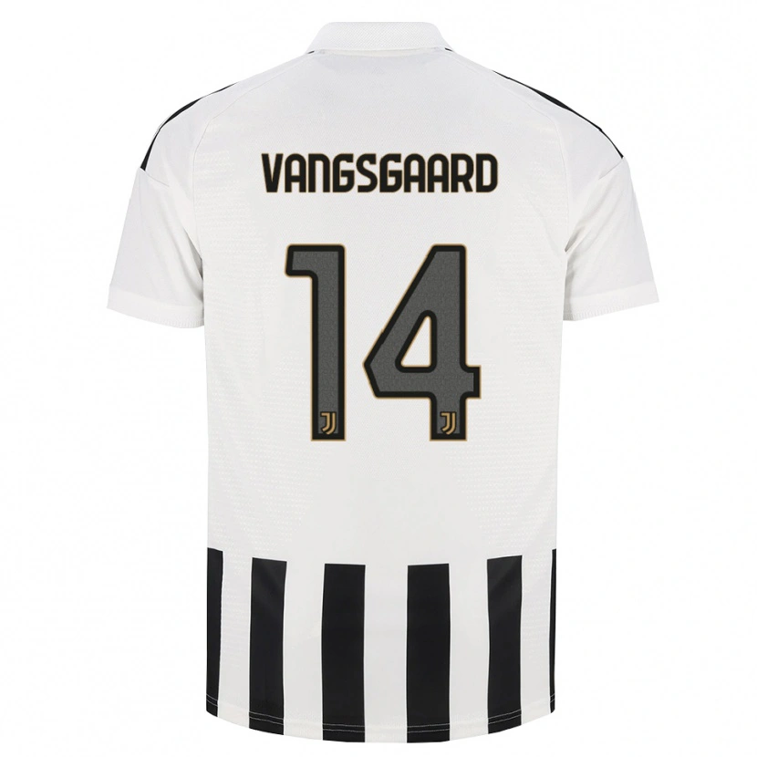 Danxen Kinder Amalie Jørgensen Vangsgaard #14 Schwarz Weiß Braun Heimtrikot Trikot 2026/27 T-Shirt
