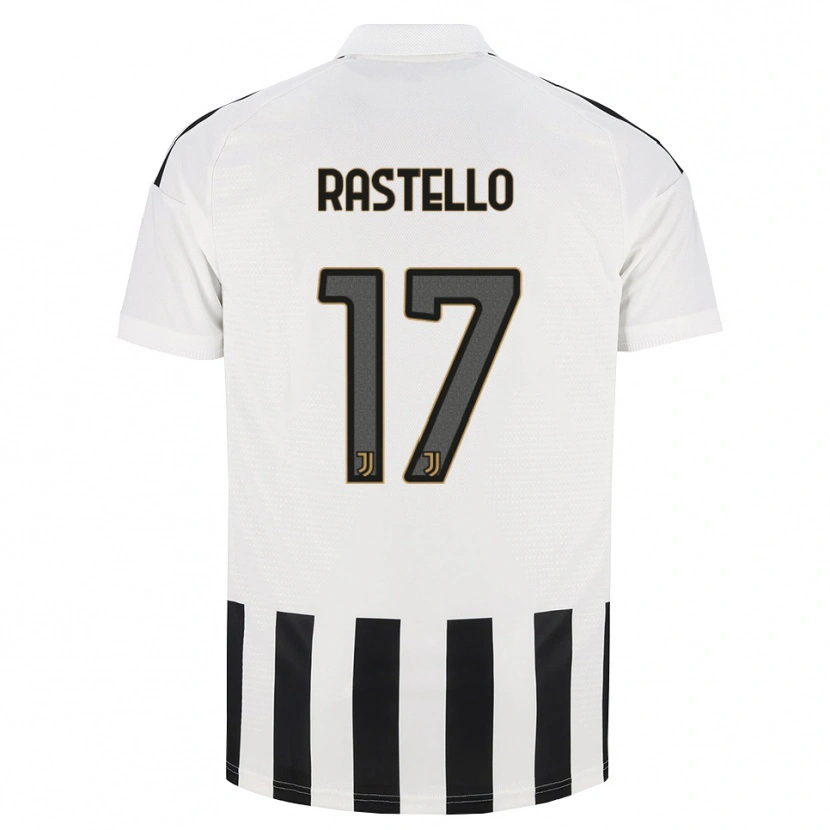 Danxen Kinder Edoardo Rastello #17 Schwarz Weiß Braun Heimtrikot Trikot 2026/27 T-Shirt