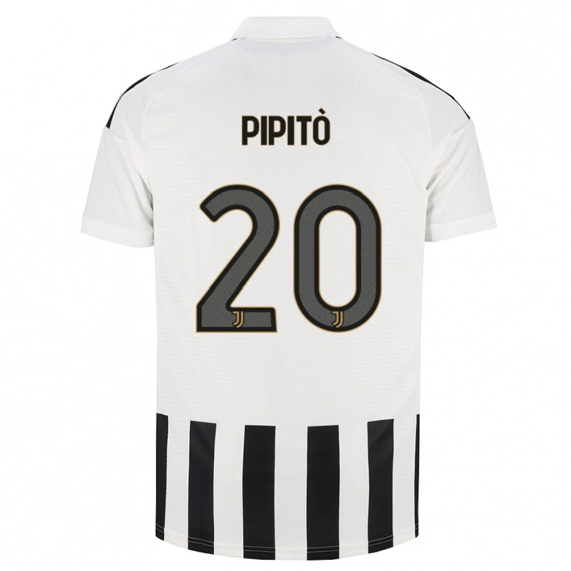 Danxen Kinder Giuseppe Pipitò #20 Schwarz Weiß Braun Heimtrikot Trikot 2026/27 T-Shirt