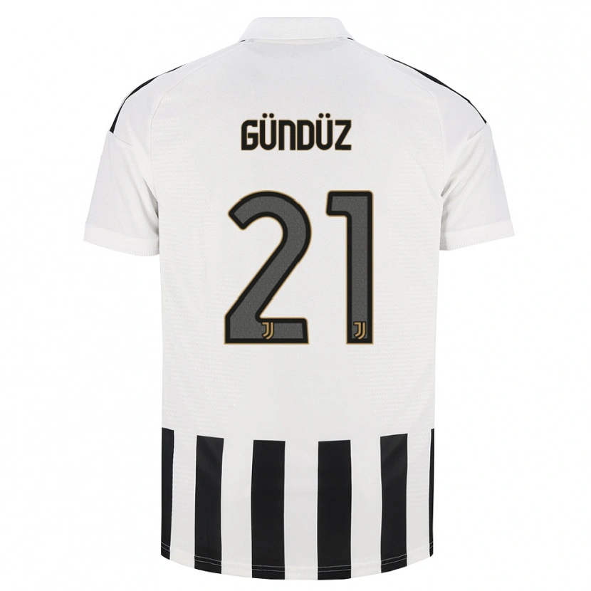 Danxen Kinder Teoman Gündüz #21 Schwarz Weiß Braun Heimtrikot Trikot 2026/27 T-Shirt