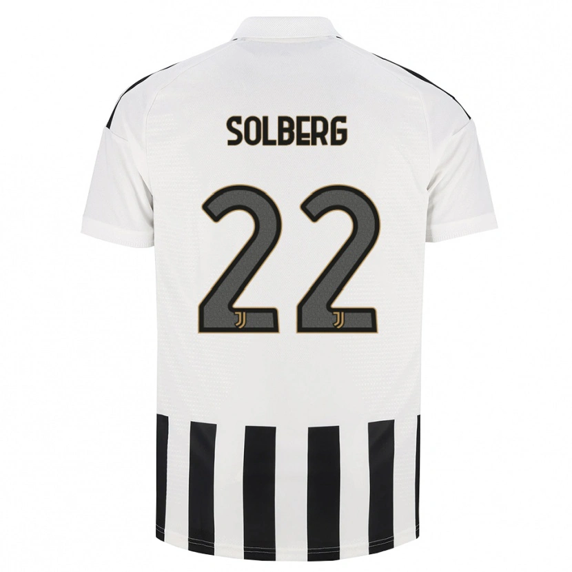 Danxen Kinder Elias Solberg #22 Schwarz Weiß Braun Heimtrikot Trikot 2026/27 T-Shirt