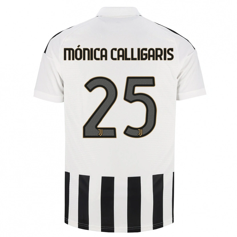 Danxen Kinder Viola Mónica Calligaris #25 Schwarz Weiß Braun Heimtrikot Trikot 2026/27 T-Shirt