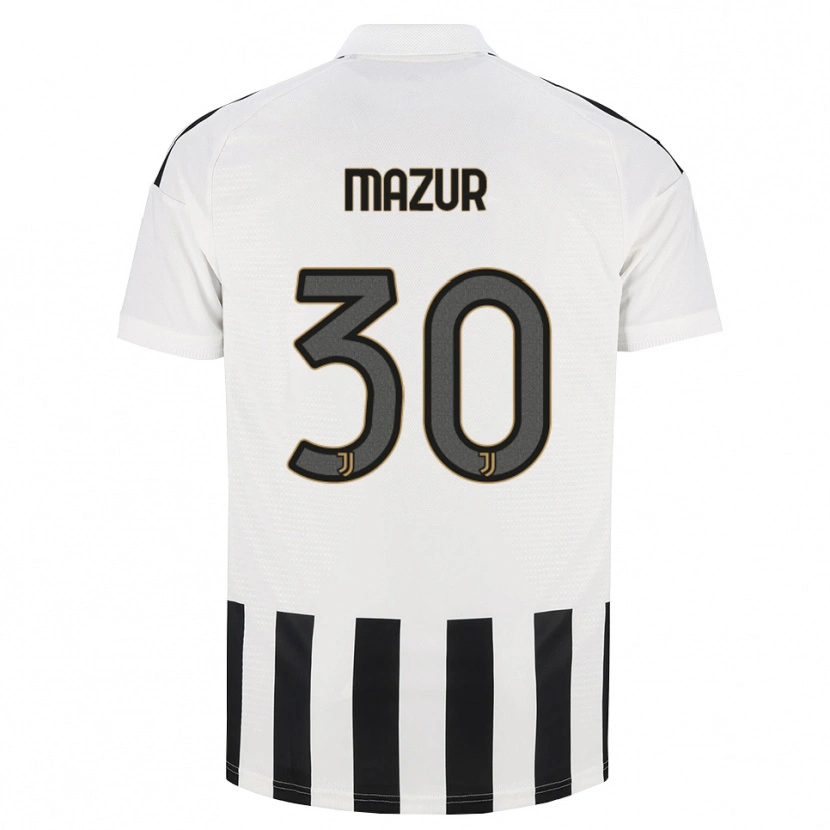 Danxen Kinder Patryk Mazur #30 Schwarz Weiß Braun Heimtrikot Trikot 2026/27 T-Shirt