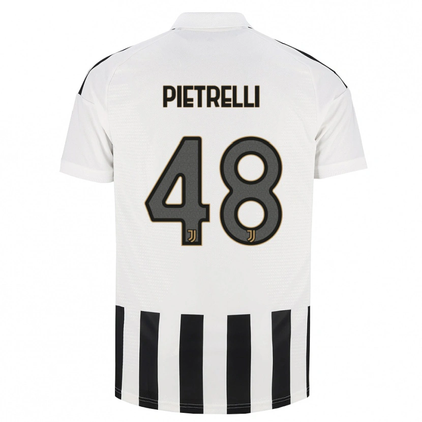 Danxen Kinder Alessandro Pietrelli #48 Schwarz Weiß Braun Heimtrikot Trikot 2026/27 T-Shirt