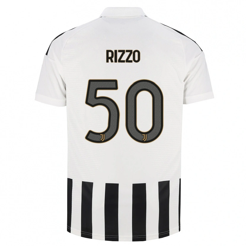 Danxen Kinder Niccolò Rizzo #50 Schwarz Weiß Braun Heimtrikot Trikot 2026/27 T-Shirt
