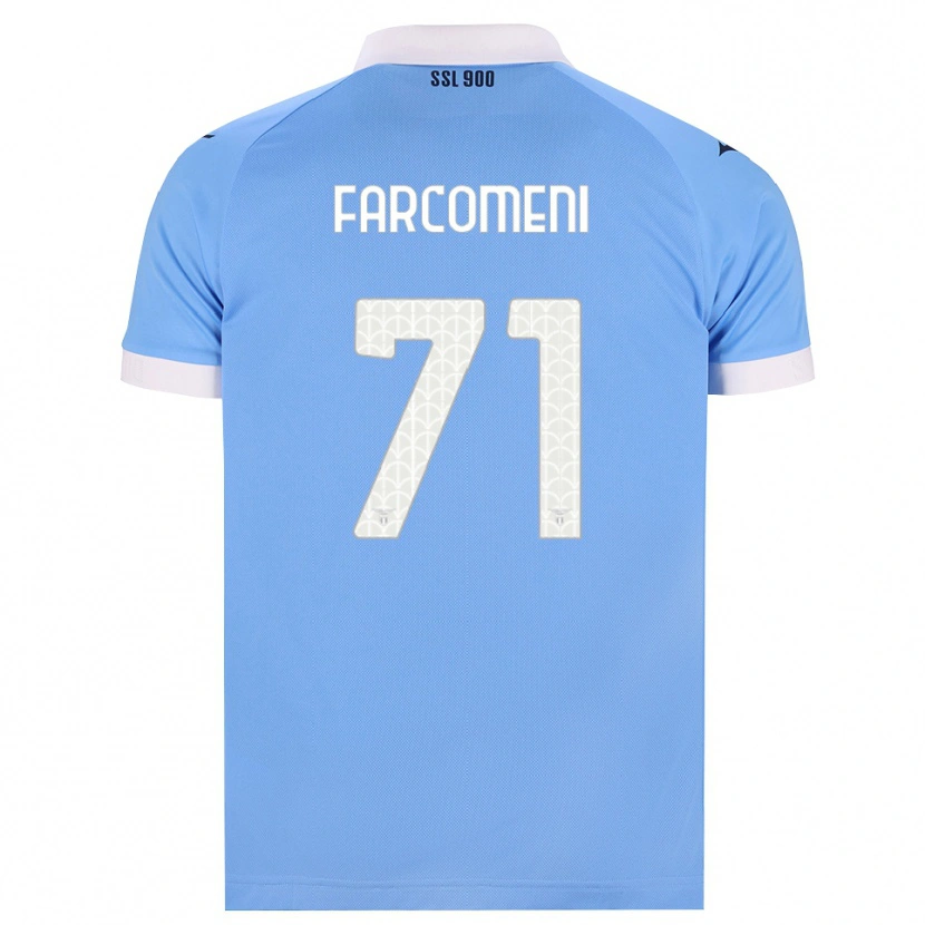 Danxen Kinder Valerio Farcomeni #71 Hellblau Schwarz Weiß Heimtrikot Trikot 2026/27 T-Shirt