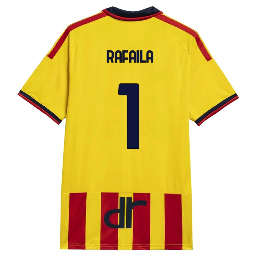 Danxen Kinder Vlad Răfăilă #1 Gelb Rot Heimtrikot Trikot 2026/27 T-Shirt