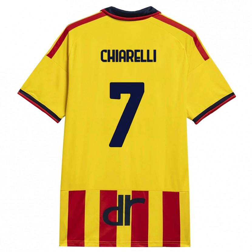Danxen Kinder Donato Chiarelli #7 Gelb Rot Heimtrikot Trikot 2026/27 T-Shirt