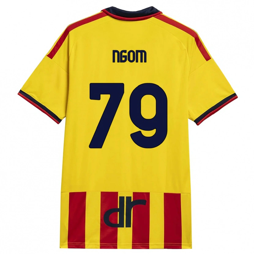 Danxen Kinder Oumar Ngom #79 Gelb Rot Heimtrikot Trikot 2026/27 T-Shirt