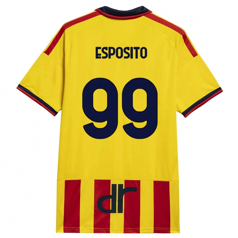 Danxen Kinder Pasquale Esposito #99 Gelb Rot Heimtrikot Trikot 2026/27 T-Shirt