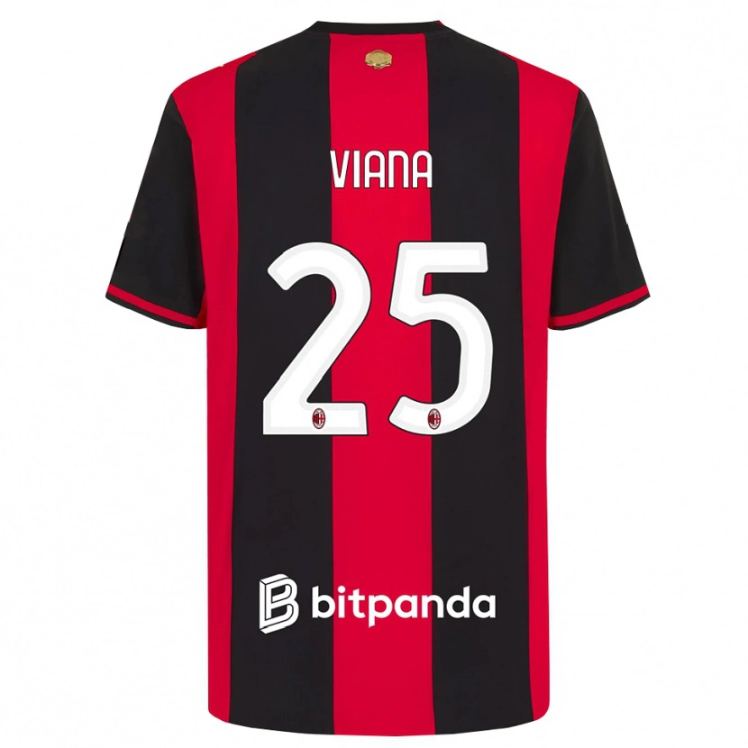 Danxen Kinder Viana Seedorf #25 Rot Schwarz Weiß Heimtrikot Trikot 2026/27 T-Shirt