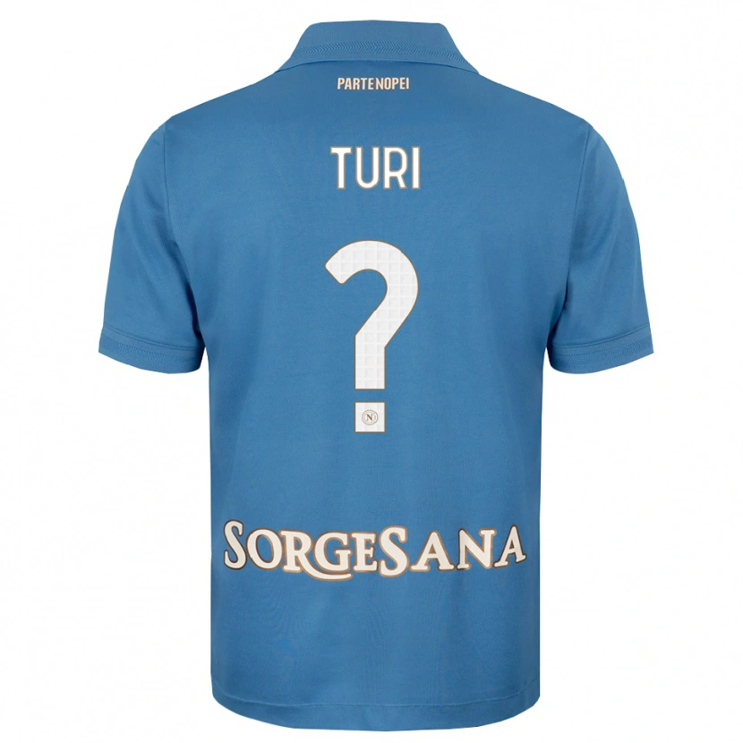 Danxen Kinder Claudio Turi #0 Nebelblau Weiß Heimtrikot Trikot 2026/27 T-Shirt