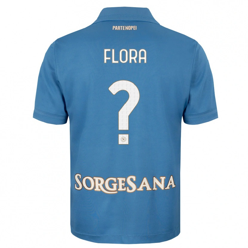 Danxen Kinder Massimiliano Flora #0 Nebelblau Weiß Heimtrikot Trikot 2026/27 T-Shirt