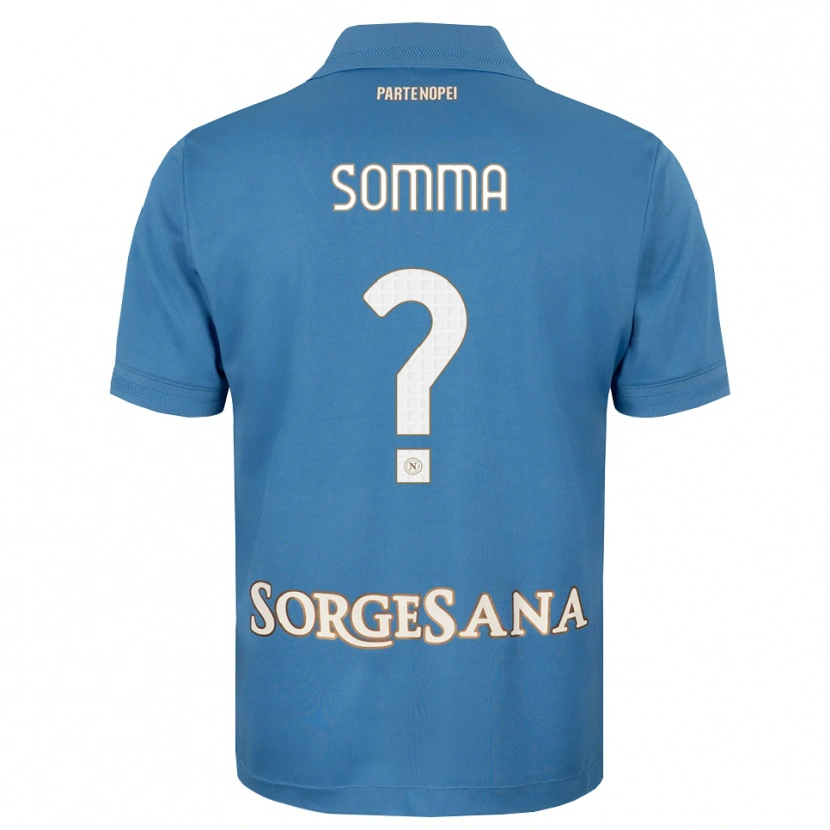 Danxen Kinder Francesco Somma #0 Nebelblau Weiß Heimtrikot Trikot 2026/27 T-Shirt