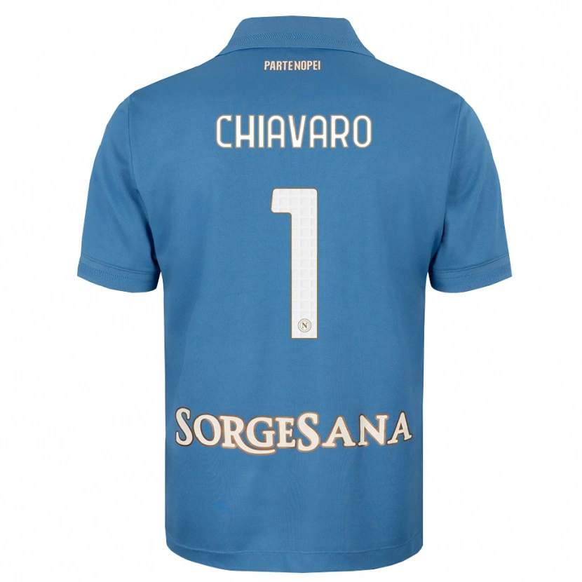Danxen Kinder Kelly Chiavaro #1 Nebelblau Weiß Heimtrikot Trikot 2026/27 T-Shirt