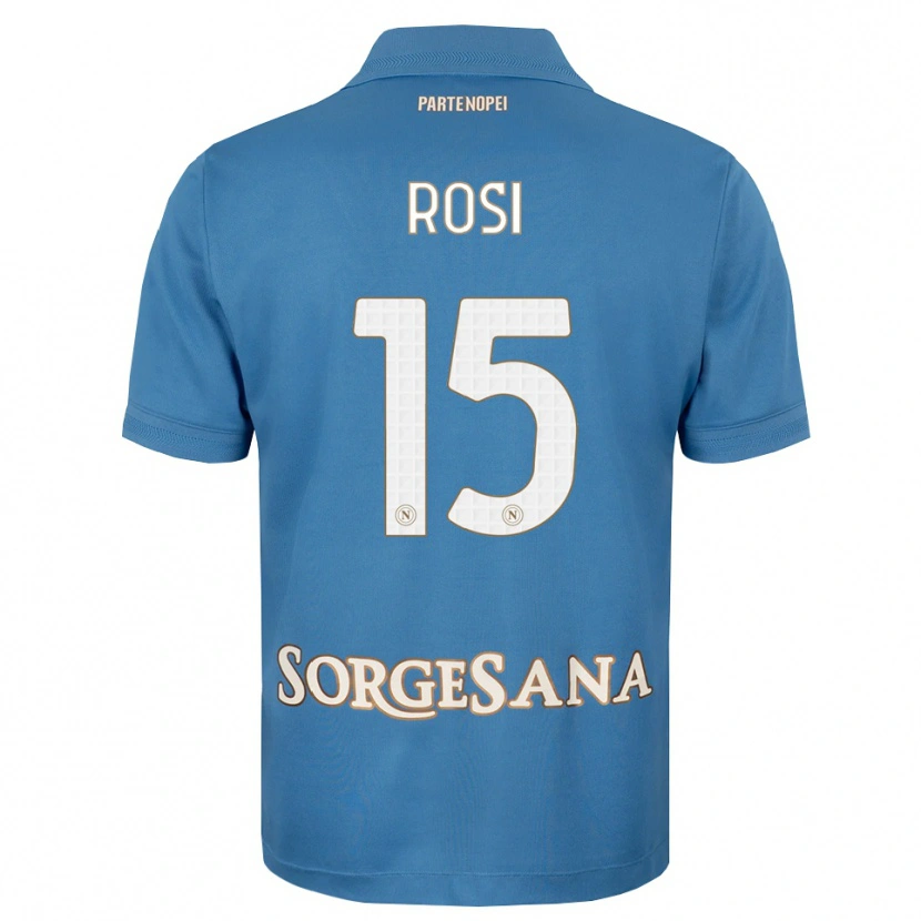 Danxen Kinder Pasquale Rosi #15 Nebelblau Weiß Heimtrikot Trikot 2026/27 T-Shirt