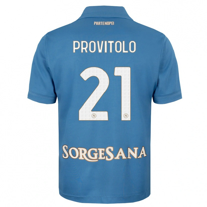 Danxen Kinder Vincenzo Provitolo #21 Nebelblau Weiß Heimtrikot Trikot 2026/27 T-Shirt