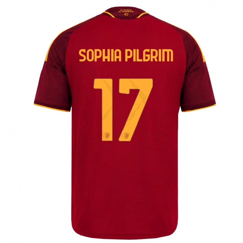 Danxen Kinder Alayah Sophia Pilgrim #17 Rot Gold Gelb Heimtrikot Trikot 2026/27 T-Shirt