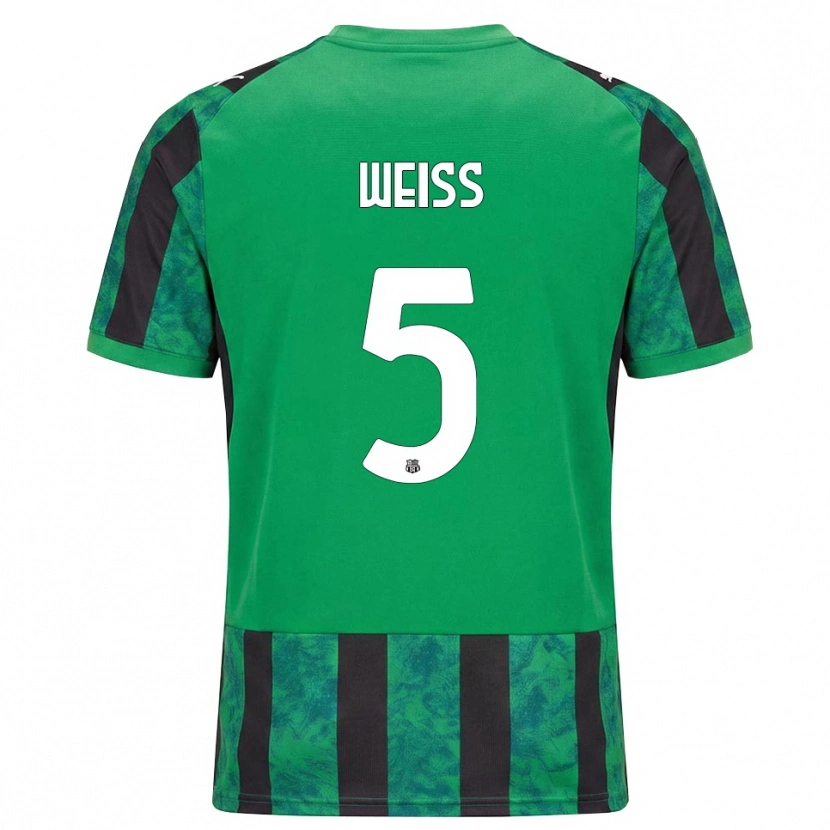 Danxen Kinder David Weiss #5 Grün Schwarz Weiß Heimtrikot Trikot 2026/27 T-Shirt