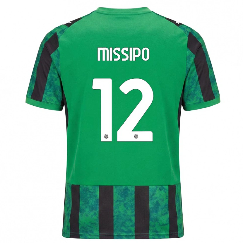 Danxen Kinder Kassandra Missipo #12 Grün Schwarz Weiß Heimtrikot Trikot 2026/27 T-Shirt