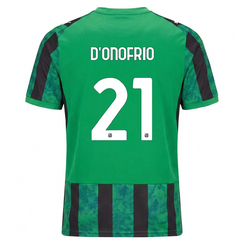 Danxen Kinder Karol D'onofrio #21 Grün Schwarz Weiß Heimtrikot Trikot 2026/27 T-Shirt