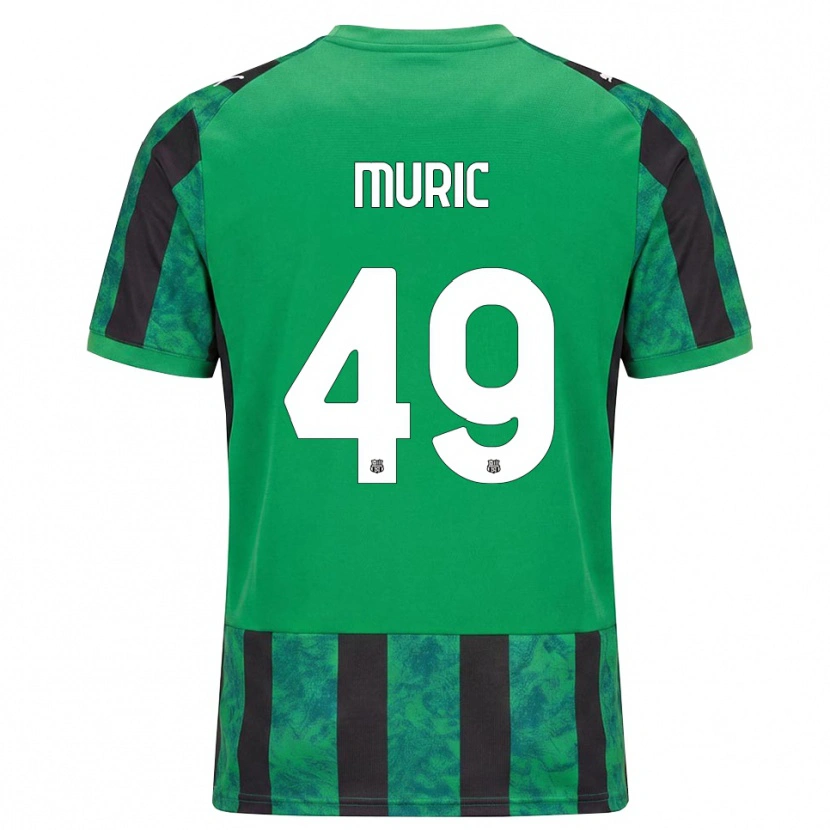 Danxen Kinder Arijanet Murić #49 Grün Schwarz Weiß Heimtrikot Trikot 2026/27 T-Shirt