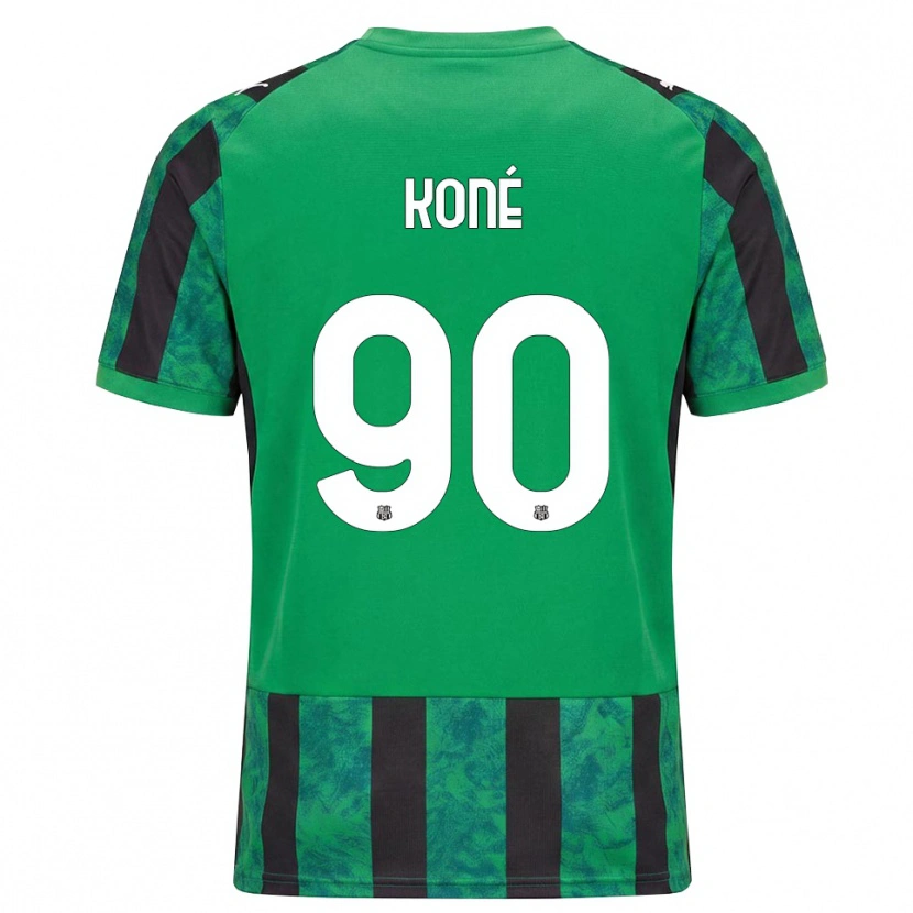 Danxen Kinder Ismaël Koné #90 Grün Schwarz Weiß Heimtrikot Trikot 2026/27 T-Shirt