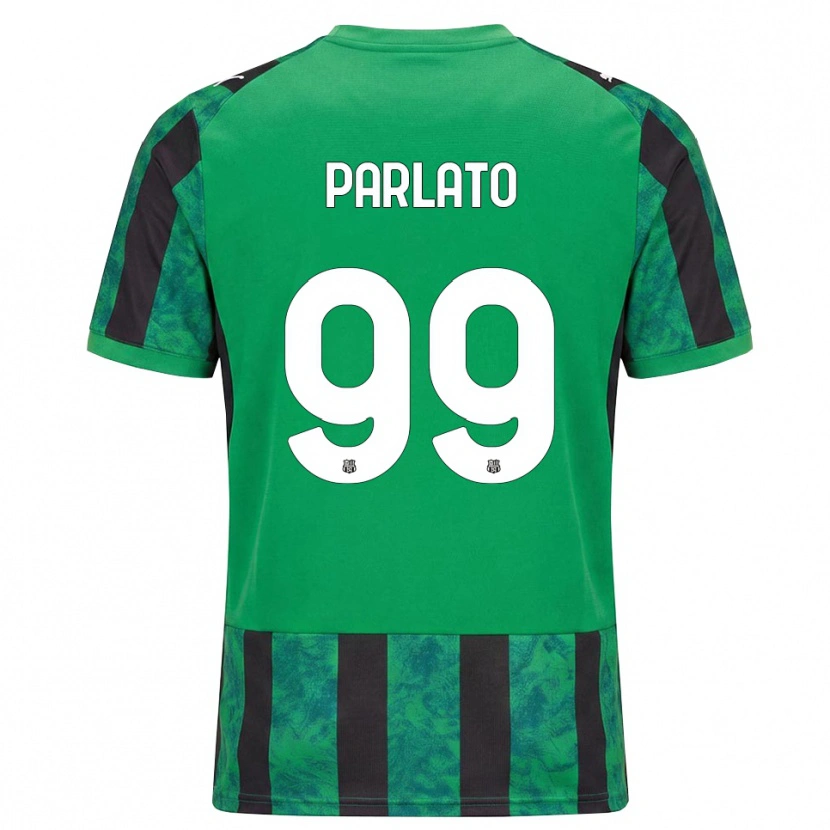 Danxen Kinder Claudio Parlato #99 Grün Schwarz Weiß Heimtrikot Trikot 2026/27 T-Shirt