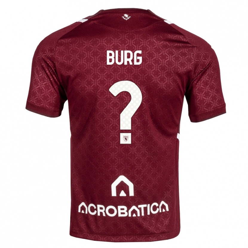 Danxen Kinder Tommaso Burg #0 Burgund Weiß Heimtrikot Trikot 2026/27 T-Shirt