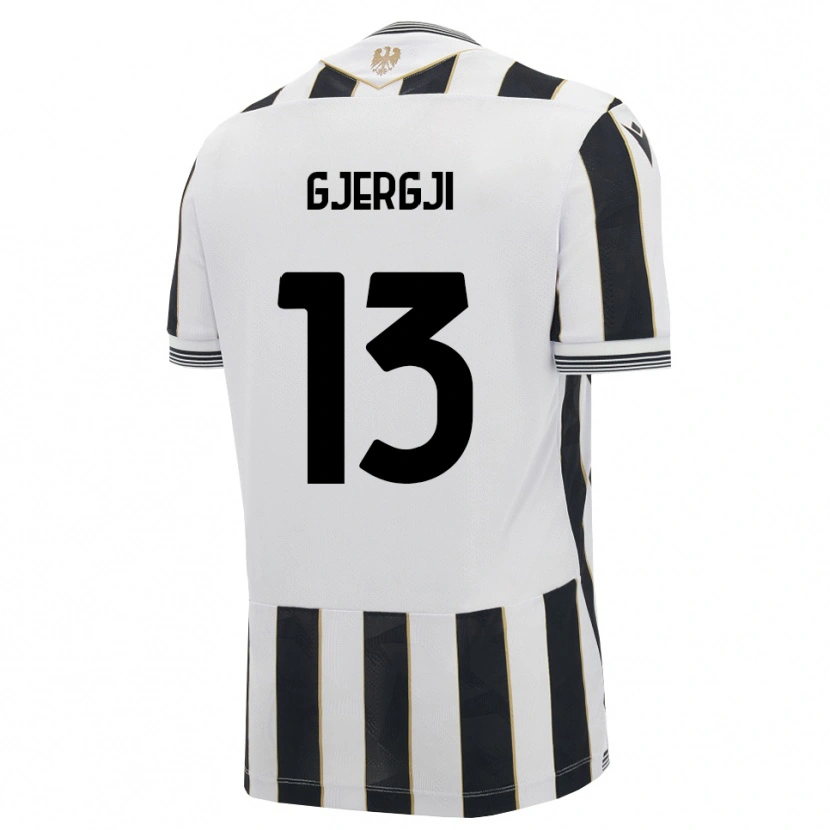 Danxen Kinder Alessio Gjergji #13 Schwarz Weiß Pink Heimtrikot Trikot 2026/27 T-Shirt