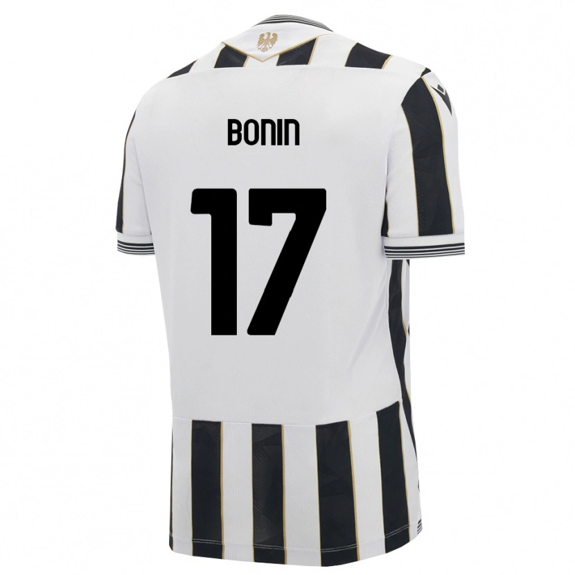 Danxen Kinder Luca Bonin #17 Schwarz Weiß Pink Heimtrikot Trikot 2026/27 T-Shirt