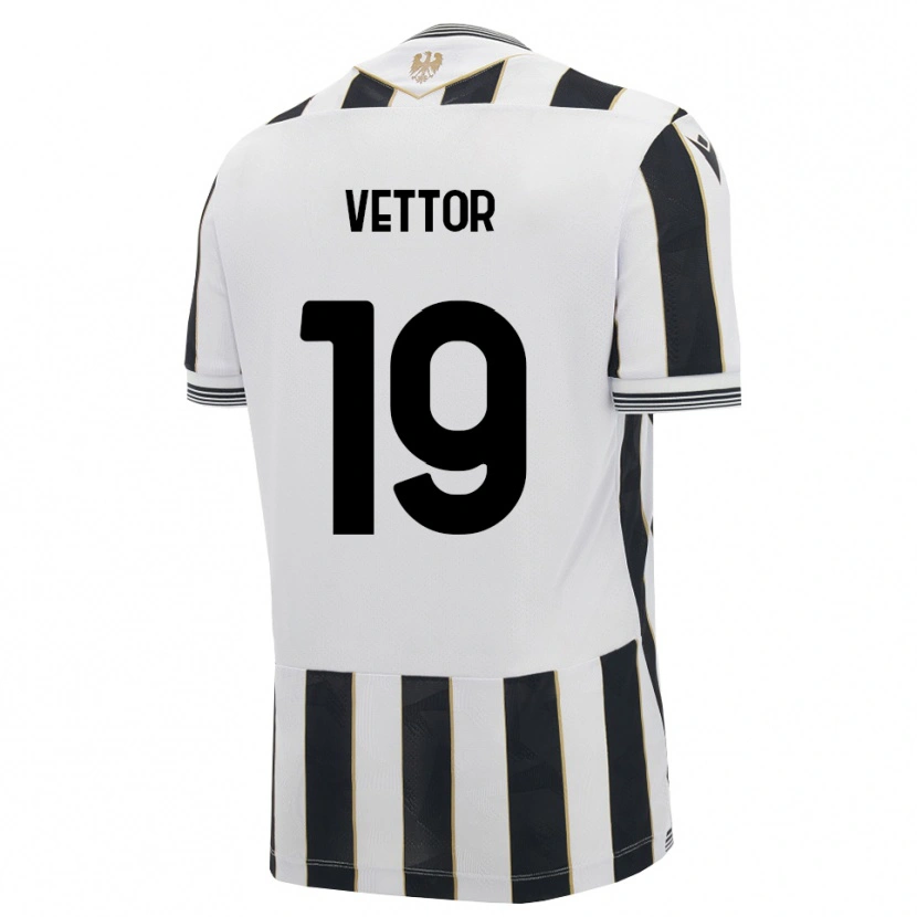 Danxen Kinder Marco Vettor #19 Schwarz Weiß Pink Heimtrikot Trikot 2026/27 T-Shirt