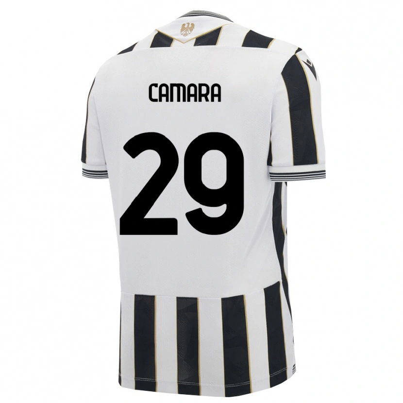 Danxen Kinder Abdoulaye Camara #29 Schwarz Weiß Pink Heimtrikot Trikot 2026/27 T-Shirt