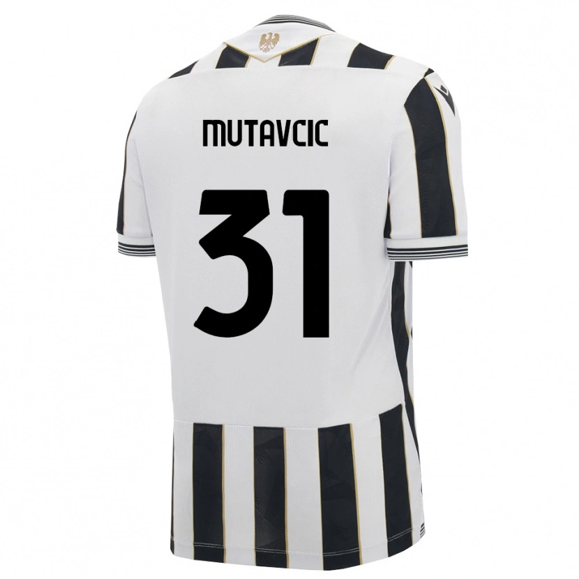 Danxen Kinder Jan Mutavcic #31 Schwarz Weiß Pink Heimtrikot Trikot 2026/27 T-Shirt