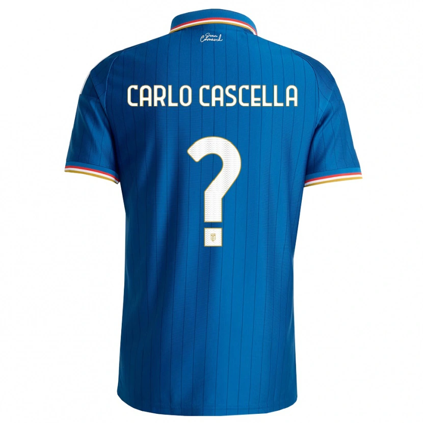 Danxen Kinder William Carlo Cascella #0 Blau Weiß Rot Heimtrikot Trikot 2026/27 T-Shirt