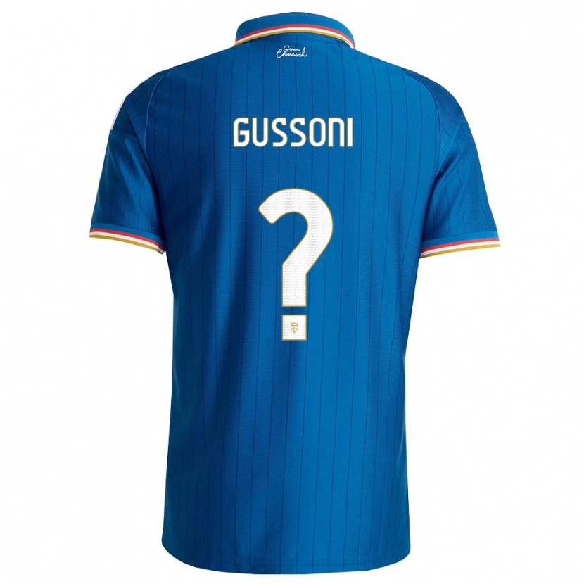 Danxen Kinder Filippo Gussoni #0 Blau Weiß Rot Heimtrikot Trikot 2026/27 T-Shirt
