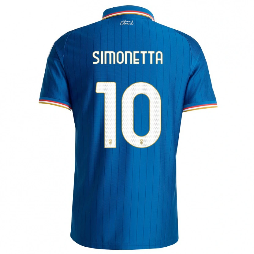 Danxen Kinder Jacopo Simonetta #10 Blau Weiß Rot Heimtrikot Trikot 2026/27 T-Shirt