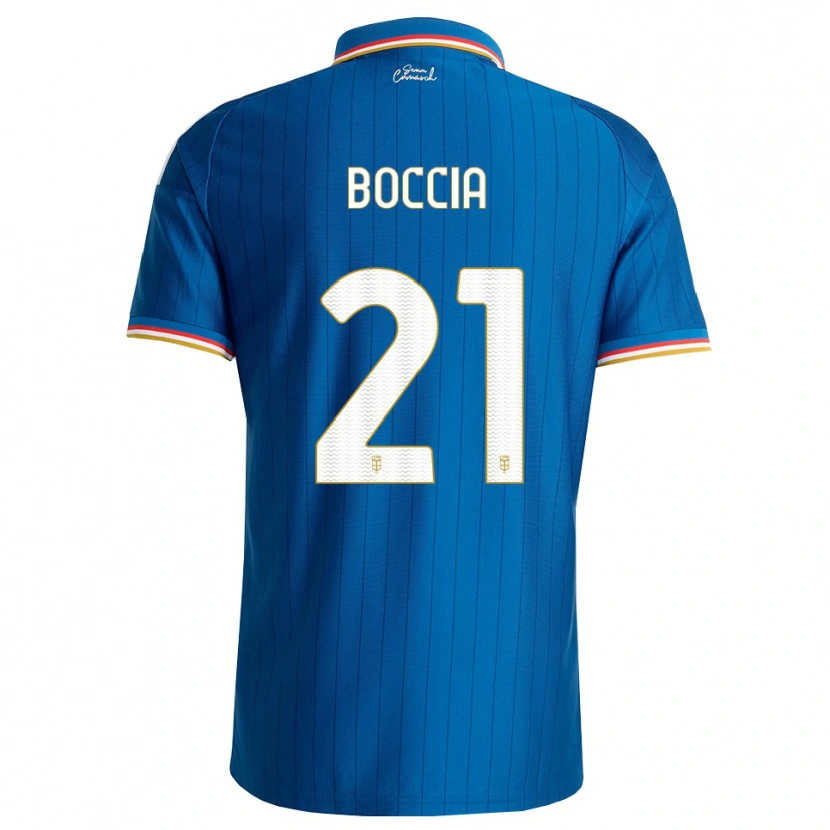 Danxen Kinder Thomas Boccia #21 Blau Weiß Rot Heimtrikot Trikot 2026/27 T-Shirt