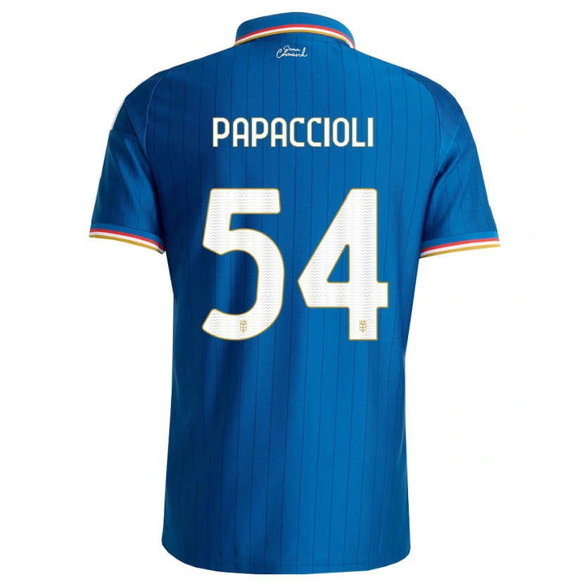 Danxen Kinder Matteo Papaccioli #54 Blau Weiß Rot Heimtrikot Trikot 2026/27 T-Shirt