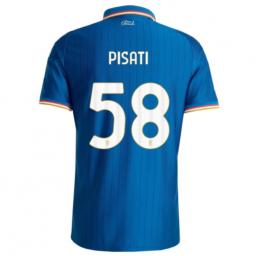 Danxen Kinder Samuele Pisati #58 Blau Weiß Rot Heimtrikot Trikot 2026/27 T-Shirt