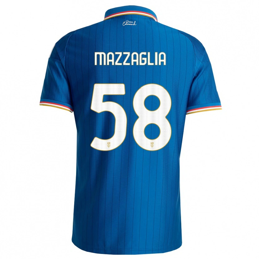 Danxen Kinder Giuseppe Mazzaglia #58 Blau Weiß Rot Heimtrikot Trikot 2026/27 T-Shirt