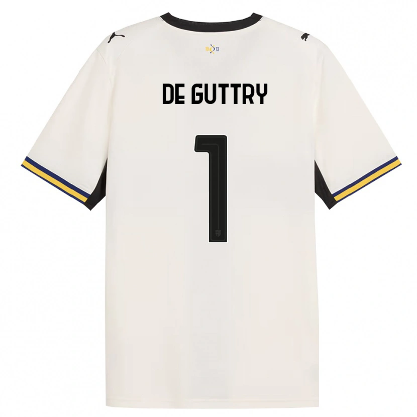 Danxen Kinder Elia De Guttry #1 Creme Schwarz Gelb Heimtrikot Trikot 2026/27 T-Shirt